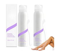 Silky Hair Removal Mousse, Gentle Painless Foam Hair Remover, Smooth Skin Long-Lasting, For Legs Armpits Arms Whole Body Ideal Summer Beauty Care For Women & Girls (2 PCS)
