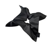 Silky Hair Rope Bun Scrunchie Elastic Rope Big Scrunchie Hairband Women Accessories Stylish Square Scarf Hair Tie, フリーサイズ