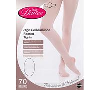 Silky High Performance Childrens Footed Dance Ballet Tights 70d - Pink Age 3-5
