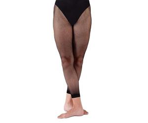 Silky Intermediate Footless Fishnet Dance Tights (as8, alpha, x_l, regular, regular, Black, Age 11-13)