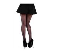 Silky Ladies Seamer Lycra Tights Nude/Black Medium
