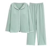 Silky Pyjamas For Women Uk Ladies Pyjamas Size 12 Women S Petite Pajama Set Petite Length Top Wide Leg Pants Satin Pjs For Sets Womens Sexy Set Mint Green L