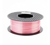 Silky Shine Metallic PLA Filament 1.75mm, 1kg Spool, 3D Printer and Pen Filament with Smooth Silk Feel(Silk Pink)
