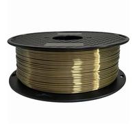 Silky Shine Metallic PLA Filament 1.75mm, 1kg Spool, 3D Printer and Pen Filament with Smooth Silk Feel(Silk Antique Gold)