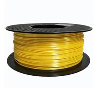 Silky Shine Metallic PLA Filament 1.75mm, 1kg Spool, 3D Printer and Pen Filament with Smooth Silk Feel(Silk Bright Yellow)