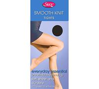 Silky Smooth Knit Everyday Tights with Panel Gusset (3 Pair Pack) (X-Large (48"-54" Hip), Barely Black)