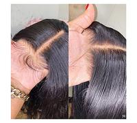 Silky Straight Lace Front Synthetic Wig Long Heat Resistant Fiber Pre Plucked with Natural Hairline Cosplay(24inches)