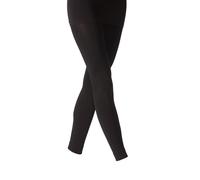 Silky Women's 200 Denier Fleece Footless Tights (1 Pair) in Black | Size: XL Silky Black XL