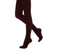 Silky Women's 300 Denier Appearance Fleece Tights (1 Pair) in Wine | Size: XL Silky Wine XL