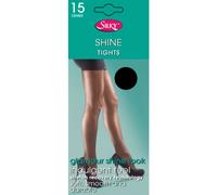 Silky Womens/Ladies Shine Tights (1 Pair) (Large (42”-48”)) (Black)