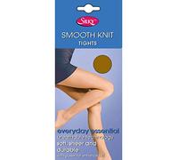 Silky Womens/Ladies Smooth Knit Tights (1 Pairs) (Large (42â€-48â€)) (Natural Tan)