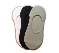 Silky Womens/Ladies Trainer Liners (3 Pairs)One Size (UK Shoe 3-8) Assorted LW3