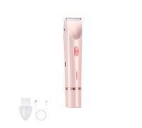 SilkyGlow The Ultimate 2-in-1 Body Shaver, Glow Aura Womens Shaver, 2025 New Dual Head Bikini Trimmer, Waterproof Wet & Dry Use, for Underarms, Legs, Arms, Easy Cleaning (Pink)
