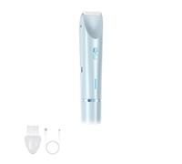 SilkyGlow The Ultimate 2-in-1 Body Shaver, Glow Aura Womens Shaver, 2025 New Dual Head Bikini Trimmer, Waterproof Wet & Dry Use, for Underarms, Legs, Arms, Easy Cleaning (Blue)