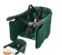 Silla Alta Bebé Enganche Mesa - Ligera con Correas Seguridad | Asiento Plegable Alimentación Infantil, Portátil, Viaje Familiar, Comedor Hogar, Bebé Comiendo