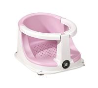 Silla De Baño para Bebé - Silla para Bañera Con Soporte Corporal Acolchado 0-3 Años | Asiento Baño Bebe Antideslizante, Plegable Con Termómetro Integrado para Viajes, Y Apartamentos