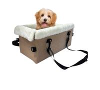Silla de Mascotas para Consola Central - Transportín Portátil con Correa de Seguridad | Accessory for Perros en Automóvil Carrito de Golf Camión Viaje Diary Interior Exterior