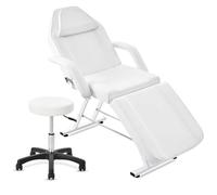 Silla de peluquería ajustable mesa de masaje cama de belleza de tres pliegues en color resistente y conveniente soporte fuerte