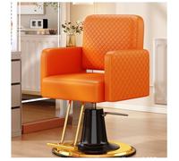 Silla de peluquería hidráulica ajustable negra resistente con de 360° equipo de spa y belleza para estilistas maquillaje y salón de belleza