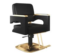 Silla de salón profesal para estilistas - Bomba hidráulica giratoria de 360° resistente altura ajustable soporta 330 libras ideal para peluqueros y barberos en el hogar