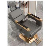 Silla de salón profesal - Silla de peluquero reclinable con ajuste hidráulico de altura giratorio de 360° piel de PVC m de o resistente base cromada soporta hasta 330 libras.