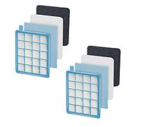 Sillar 2 Pack Replacement Filter Kit for Philips PowerPro Active and Compact Series Vacuum Cleaners (replacement FC8058/01)
