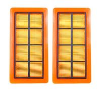 Sillar 2 Pack Reusable Vacuum Cleaner Filter, Compatible with Kärcher AD 2, 2 Battery Set, 3, 3 Premium, 3000, 3200, Multi-Purpose, Washable, HEPA Filter