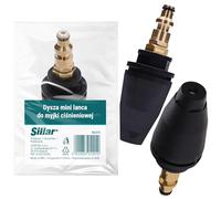 Sillar Rotating Turbo Nozzle 150 bar 60°C 040 for High Pressure Cleaner, Rotating Spray Turbo Nozzle Quick Connect, Gun Nozzle - Replacement Nozzle, Compatible with Parkside PHD 110 135 150 170