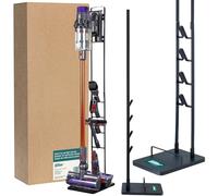 Sillar Stand Compatible with Dyson Cordless Vacuum Cleaner V15, V12, V11, V10, V8, V7, V6, G5, Gen5detect, Slim - Freestanding Metal Floor Stand with Accessory Holders