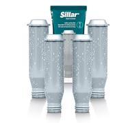 Sillar Water Filter for Coffee Machine - Replacement Filter Compatible with Krups F088 NIRF700 Pro Aqua, Nivona and Melitta | Activated Carbon Cartridge 4 Pack | Extends The Life of Your Machine