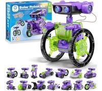 Sillbird 15-in-1 Solar Robot Kit DIY Science Kits Educational Robotic Set, STEM Gift for Kids Age 8-12, Solar or Battery Powered Toy for Kids Birthday with 212 Pieces