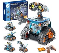 Sillbird 5-in-1 STEM Robot Building Toys Age 8+ for Boys, Remote & App Controlled Robotic Programmable Educational Technic Set, Christmas Birthday Gifts for Boys Girls Kids Aged 8 9 10 11 12+ (435 Pcs)