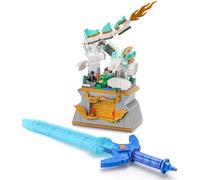 Sillbird Fantasy Sword & Dragon Building Set, Glow-in-the-Dark Toy Collectible Model for Gaming Fans, Ideal Christmas & Birthday Gift for Boys & Girls Aged 8+ (725pcs)