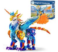 Sillbird Magical Creatures Building Kit with Flower, Toy Building Set for Kids Age 10+ and Adults, Animal Home Decor Display Model, Birthday Gift Idea for Boys Girls Teens and Adults (1212 Pieces)