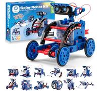 Sillbird Solar Robot Building Kit STEM Gift for Boys Aged 8-12, 12-in-1 DIY Science Educational Robotic Toys for Kids teens Birthday, Powered By The Sun with 190 Pieces