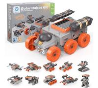 Sillbird Solar Robot Building Kit STEM Gift for Boys Girls Ages 8-14, DIY Educational Science Kit for Kids Birthday, 10-in-1 Space Robotics Toys Powered by Sun with 112PCS