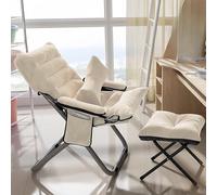 Silln Reclinable Folding Sillón De Lectura Portable Silla De for Living Room Comfortable Relaxation Chair Ideal for A4 Size Spaces