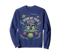 Silly Alien SHOW ME YOUR KITTIES Cat Love Side Quests Sweatshirt