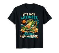 Silly Alligator Funny Beach Solar Recharging T-Shirt