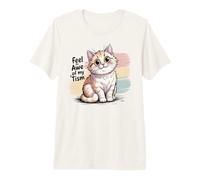 Silly BE in AWE My TISM Cat Autism Mother Journey Different Premium T-Shirt