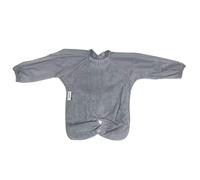 Silly Billyz Towel Long Sleeve Highchair Hugger Bib - Grey