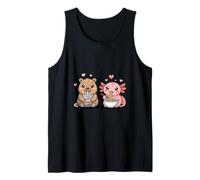 Silly Capybara Boba Tea Axolotl Ramen Kawaii Duo Tank Top