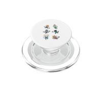 Silly Cat Playing Soccer Player Cute Goalie Funny Soccer PopSockets PopGrip for MagSafe