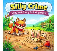 Silly Crime Coloring Book for Adults and Teens: Funny Animals Cozy
