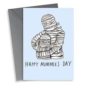 Silly cute Mother's Day card - Egyptian mummies - History