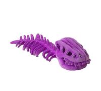 Silly Dinosaur Skeleton Costume For Children,3D Skeleton Design,Giant Dino Bone Costume for Home Decor, Cosplay & Prank Gifts (Purple)
