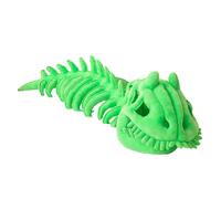 Silly Dinosaur Skeleton Costume For Children,3D Skeleton Design,Giant Dino Bone Costume for Home Decor, Cosplay & Prank Gifts (Green)