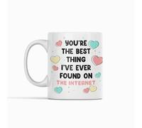 Silly Dog Designs - Funny Valentine Mug - Cute Romantic Coffee Cup - Modern Love Gift for Couples - Dishwasher & Microwave Safe (Found on The Internet)