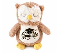 Silly Dog Designs - Graduation Owl Plush Gift - “Graduate”, “A Sweet Ending to a New Beginning” or “Congrats” - Soft 23cm Keepsake Owl - Graduation Gift for Him, Her (Graduate)