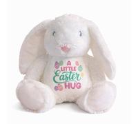 Silly Dog Designs - Little Easter Hugs Plush Collection - Soft Bunny & Friends Teddy - Easter Gift Plush Toy - Super Soft Cuddly Character - 21cm Sitting - Includes Fabric Gift Bag (White Bunny)
